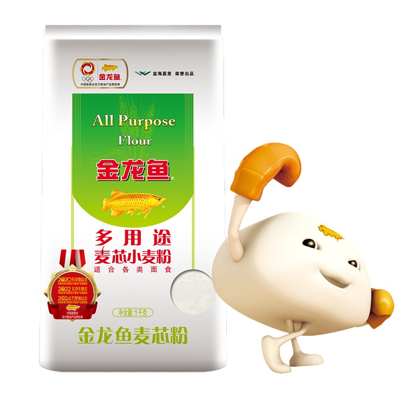 PY 金龙鱼多用途麦芯小麦粉 1KG*3（新老包装交替）