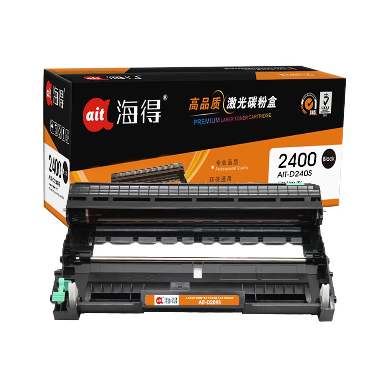 海得 AIT-D240S硒鼓专业版黑色单支装适用东芝240S 241S(OD-2400鼓架)打印页数 12000