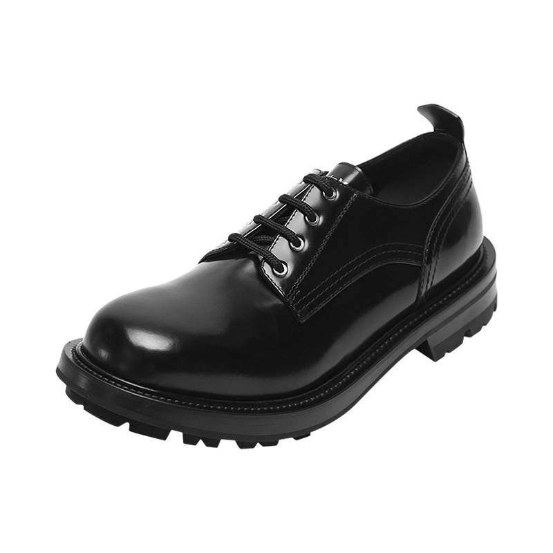 亚历山大·麦昆 ALEXANDER MCQUEEN 男士皮革系带皮鞋德比鞋652663 WHZ80