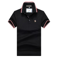 雅鹿男装商务休闲合身翻领男士短袖T恤男士短袖POLO衫AS0109143