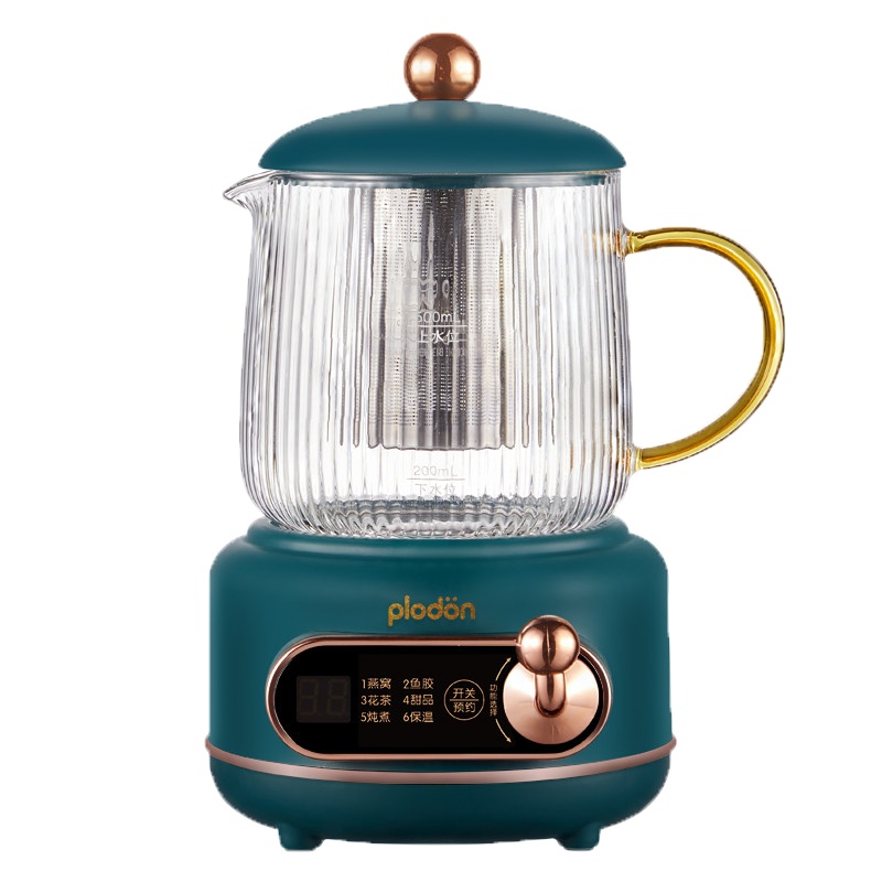 美国PLODON浦利顿养生杯电炖杯小型便携式加热电热杯烧热水煮茶办公室鲜炖杯