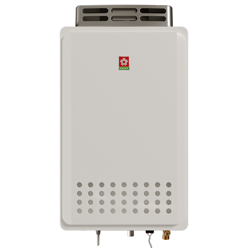 樱花(SAKURA) 燃气热水器 JSW30-W301A(天然气)16升室外机出水量 9级抗风 5级防水 智能防冻
