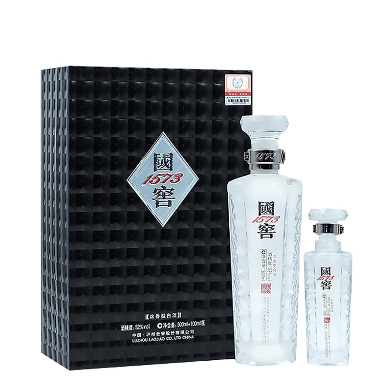 泸州老窖 国窖1573 君耀 52度 500ml+100ml礼盒 白酒