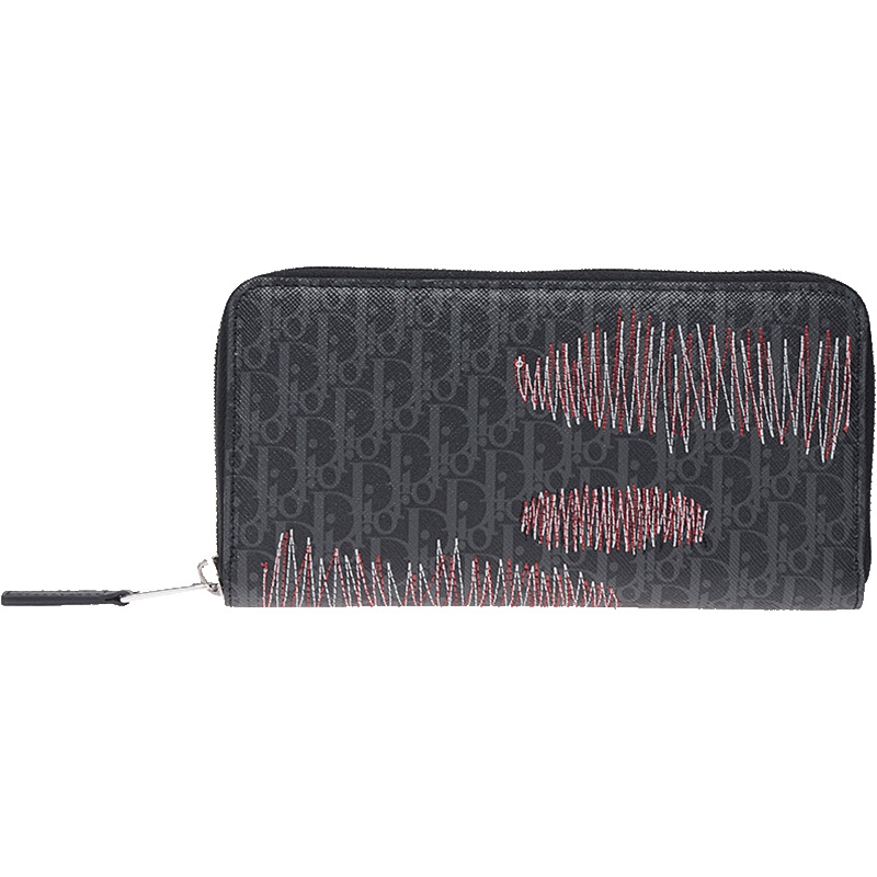 Dior 迪奥 男士DARKLIGHT系列织物长款钱包钱夹 2DEBC011XIX