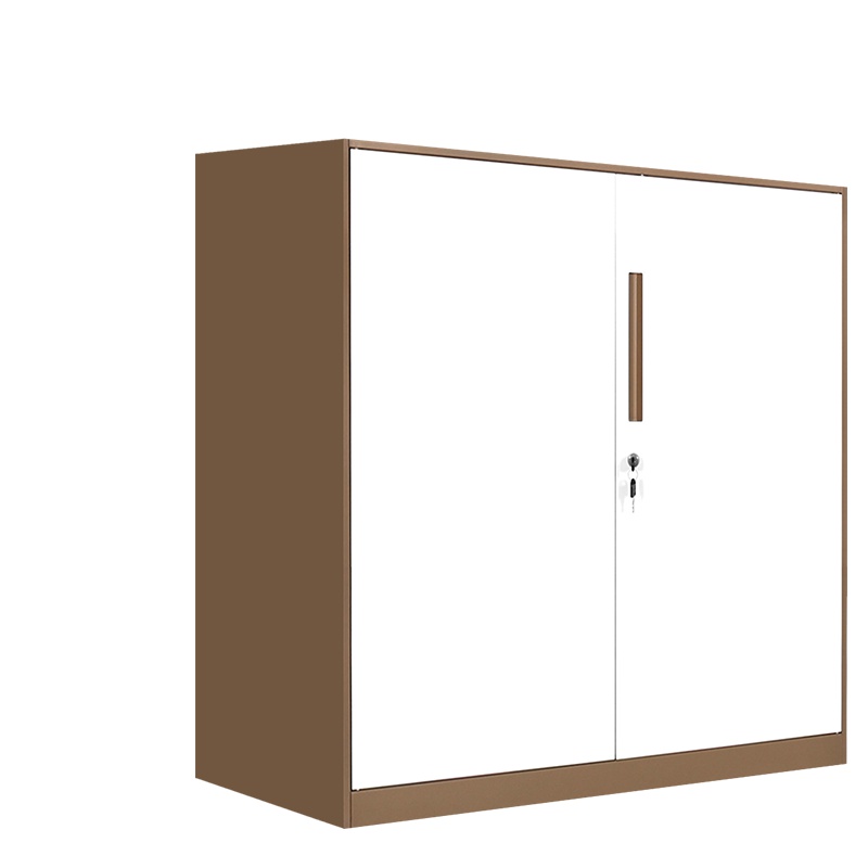 [红心家居]铁皮文件柜开门凭证柜档案柜办公柜财务小矮柜