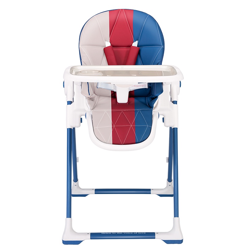 AING爱音儿童餐椅欧式多功能便携可折叠可坐可躺宝宝餐桌椅婴儿餐椅