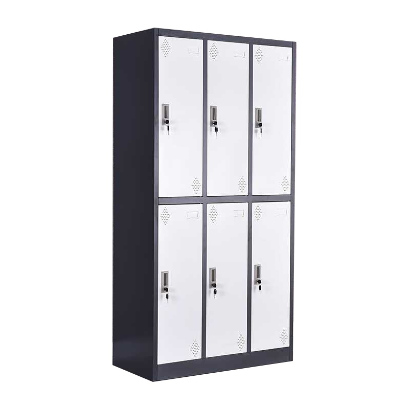 匡大 钢制办公柜储物柜办公室更衣柜 六门