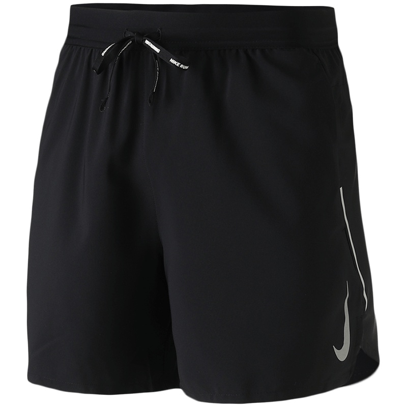 NIKE男裤运动短裤跑步训练透气宽松黑色休闲运动服AJ7778