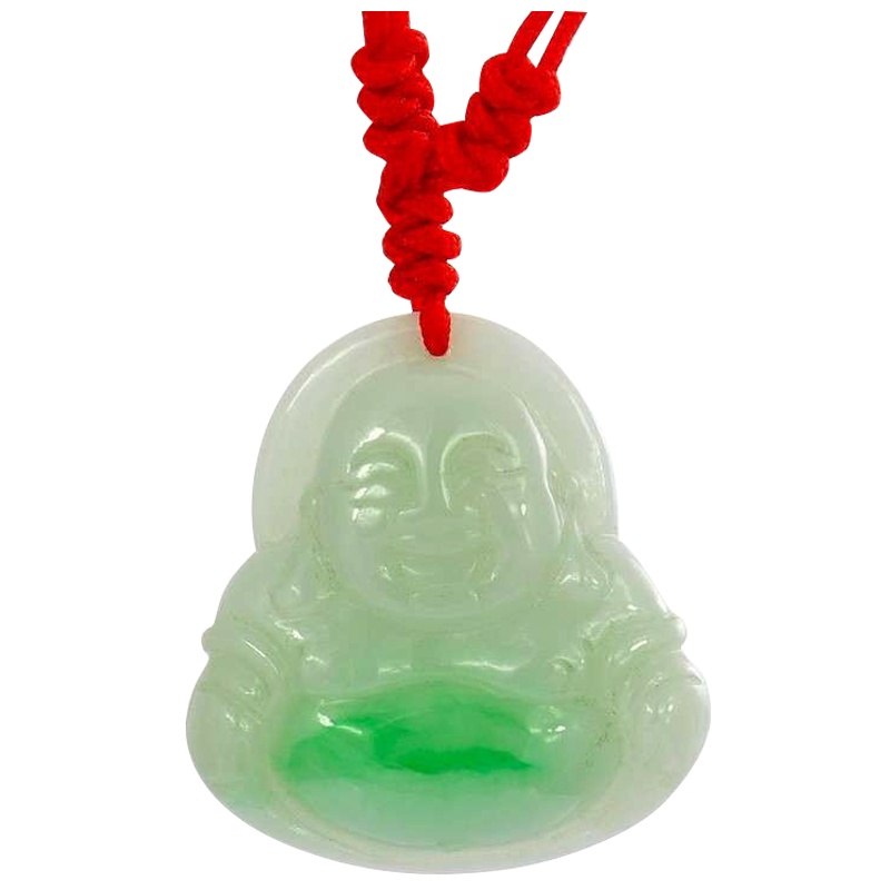 梦克拉 Mkela 翡翠吊坠 项坠 挂件佛公 天成 吊坠 翡翠 冰糯种 佛