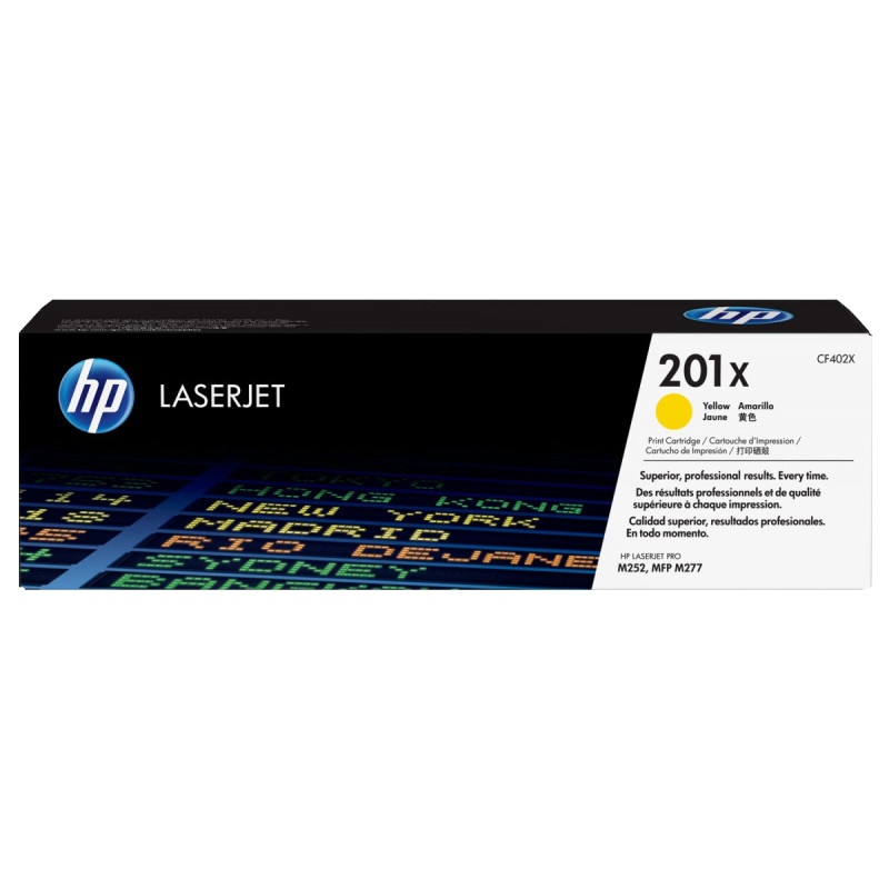 惠普(HP)CF402X 201X 高容黄色硒鼓(适用LaserJet M252dw/n M274n M277dw/n)