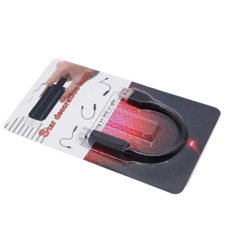 暴享 usb软管氛围灯 车载星空灯满天星车顶灯汽车内饰投影灯usb氛围灯改装饰用品 USB星空灯 汽车led装饰灯星空灯