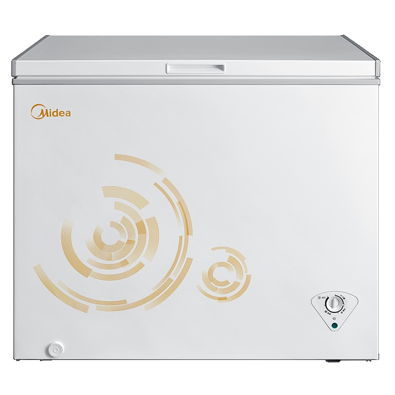 美的(Midea)240升 顶开门冷柜 家用商用两用 冷藏冷冻直冷转换柜 BD/BC-240KM(E)