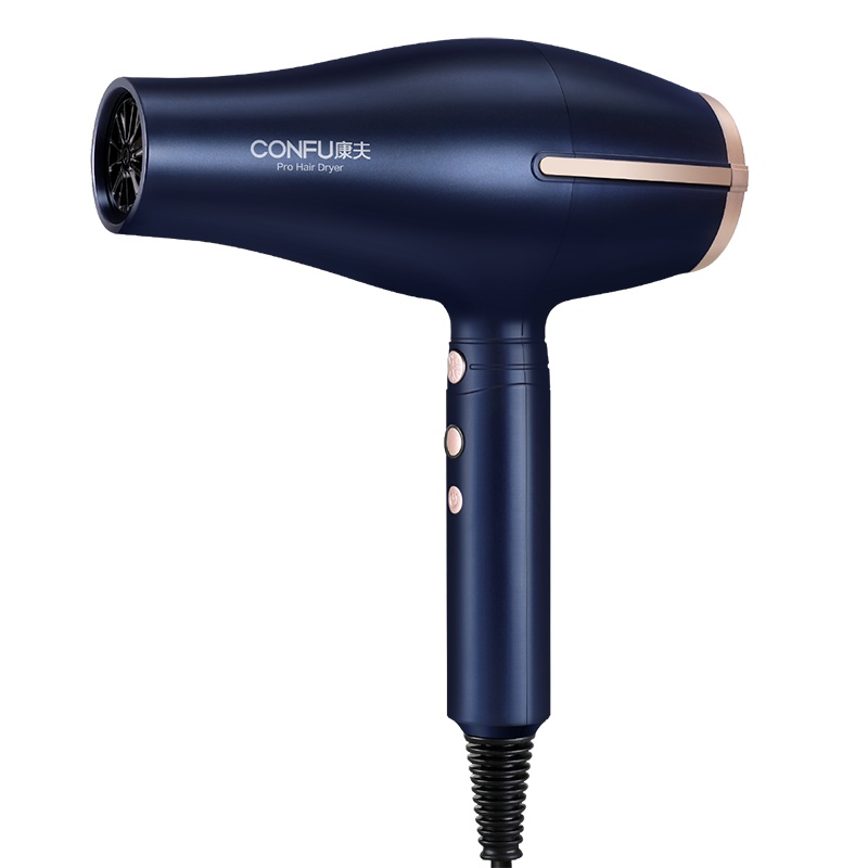 康夫(CONFU) 电吹风机 KF-5918 2300W家用专业大功率冷热风调节 恒温护发 大风力快干发廊专用吹风筒蓝色