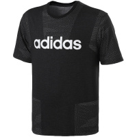 adidas阿迪达斯NEO男子短袖T恤休闲运动服CV9072 L CV9072黑+白