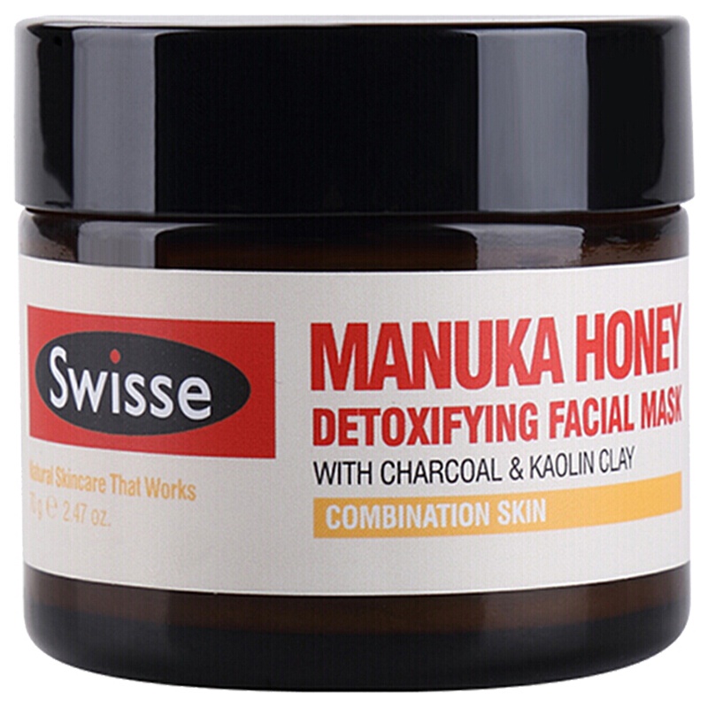 Swisse麦卢卡蜂蜜水洗面膜70g/瓶 面霜 深层清洁提亮补水保湿清爽去黑头任何肤质可用 澳洲进口