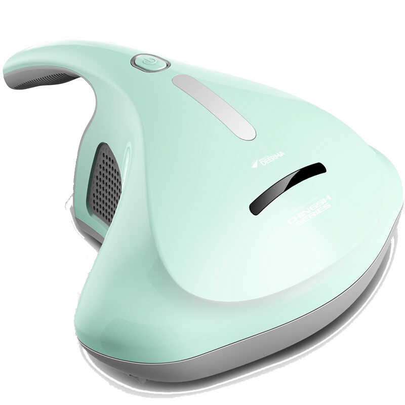 德尔玛(Deerma)除螨仪小型手持床铺紫外线除螨仪家用手持吸尘器CM500 薄荷绿