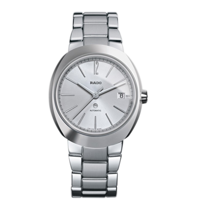 雷达(RADO)瑞士手表 创始型系列 商务休闲自动机械中兴表 男表 约38mm银白盘钢带 R15513103