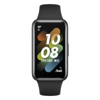 华为/HUAWEI 手环7 NFC版 曜石黑 智能手环 运动手环 支持NFC功能 血氧自动检测 9.99毫米轻薄设计 两周长续航 96种运动模式