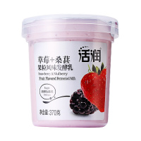 新希望(天香)塑料杯活润草莓桑葚果粒风味酸牛奶370g