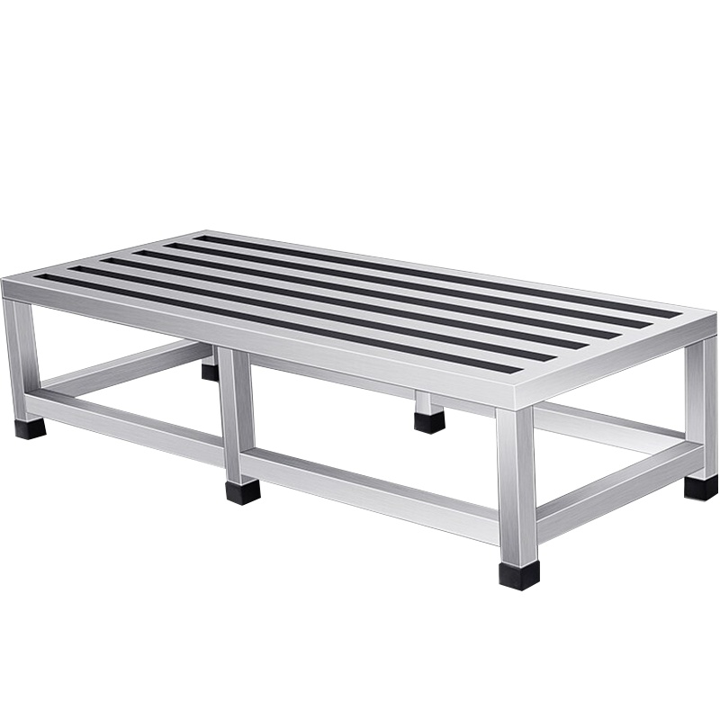 德玛仕不锈钢米面架置物架地墩支架置物台货架大米架面粉架1500x600x300mm(工程款)201不锈钢