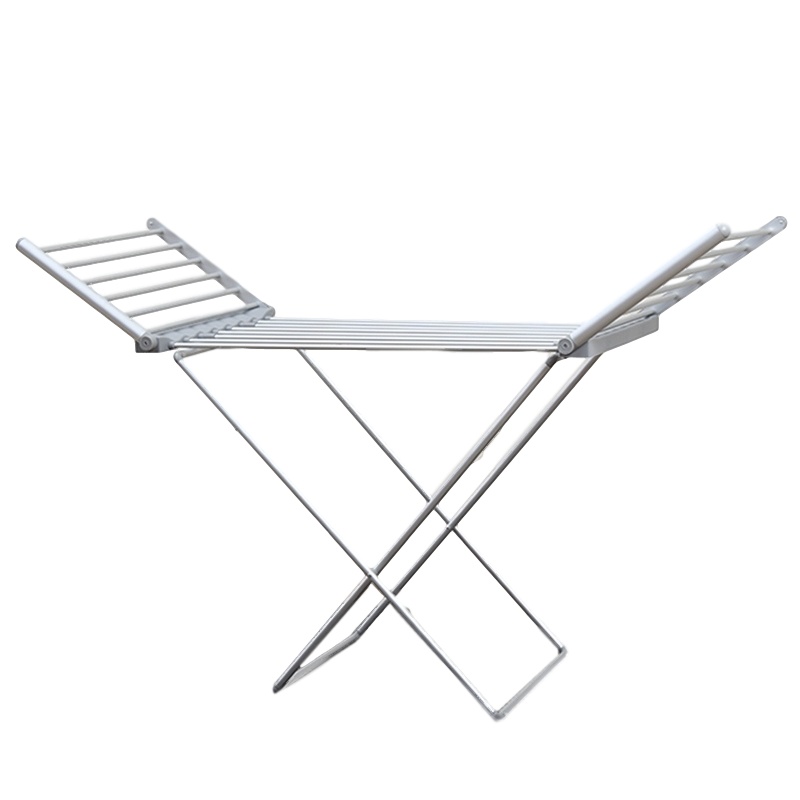 免打孔电热毛巾架落地烘干符象凉衣架折叠置物加热智能恒温烘鞋架