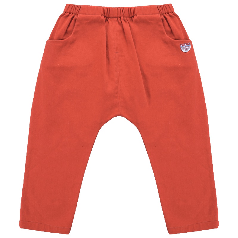 婴姿坊男童休闲长裤 秋款童装儿童纯色百搭裤子松紧时尚