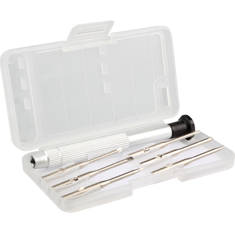 吉米家居 JM-JA106 6合1迷你精密螺丝刀套装螺丝批适用苹果手机平板钟表眼镜笔记本电脑多用便携