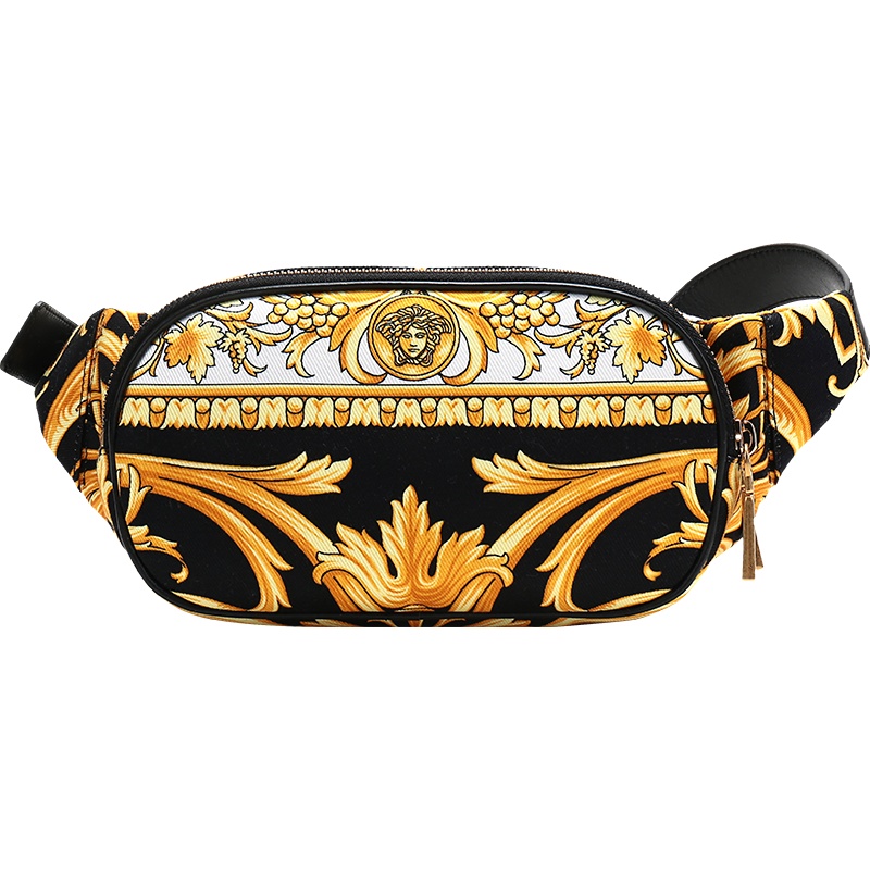 Versace 范思哲 男士织物单肩斜挎包腰包胸包 DFB7630 DCAST7