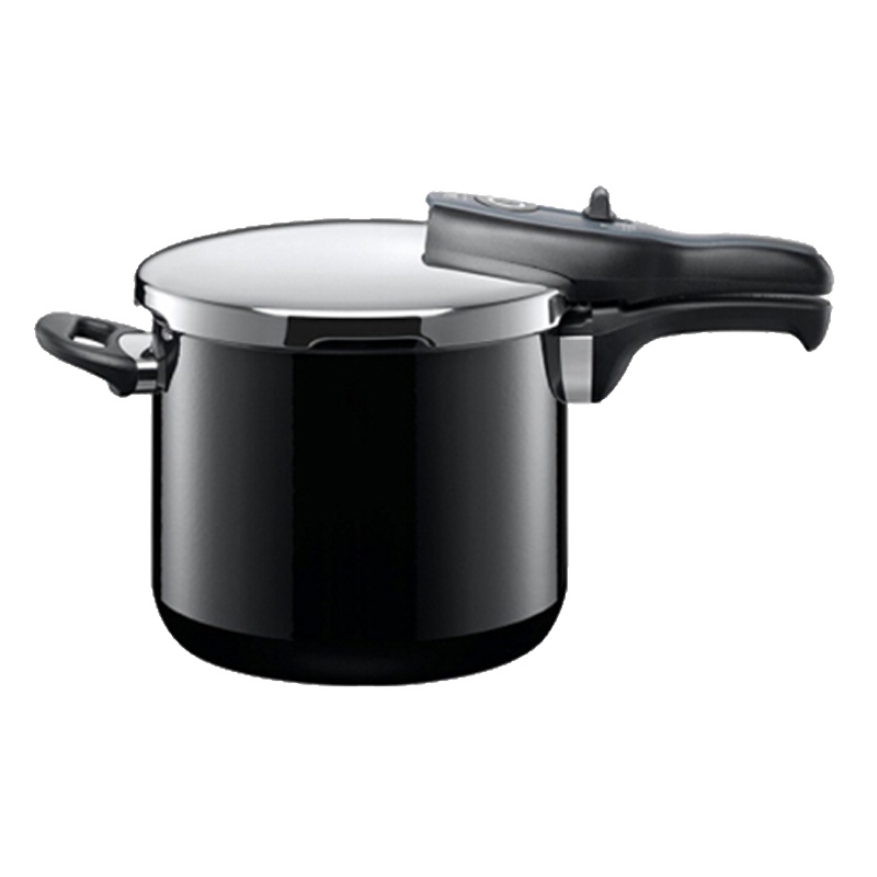 [3档可调节]福腾宝(WMF)喜力特T-plus希拉钢 不锈钢陶瓷涂层奈彩米压力锅6.5L以上升级款黑色6L通用22cm