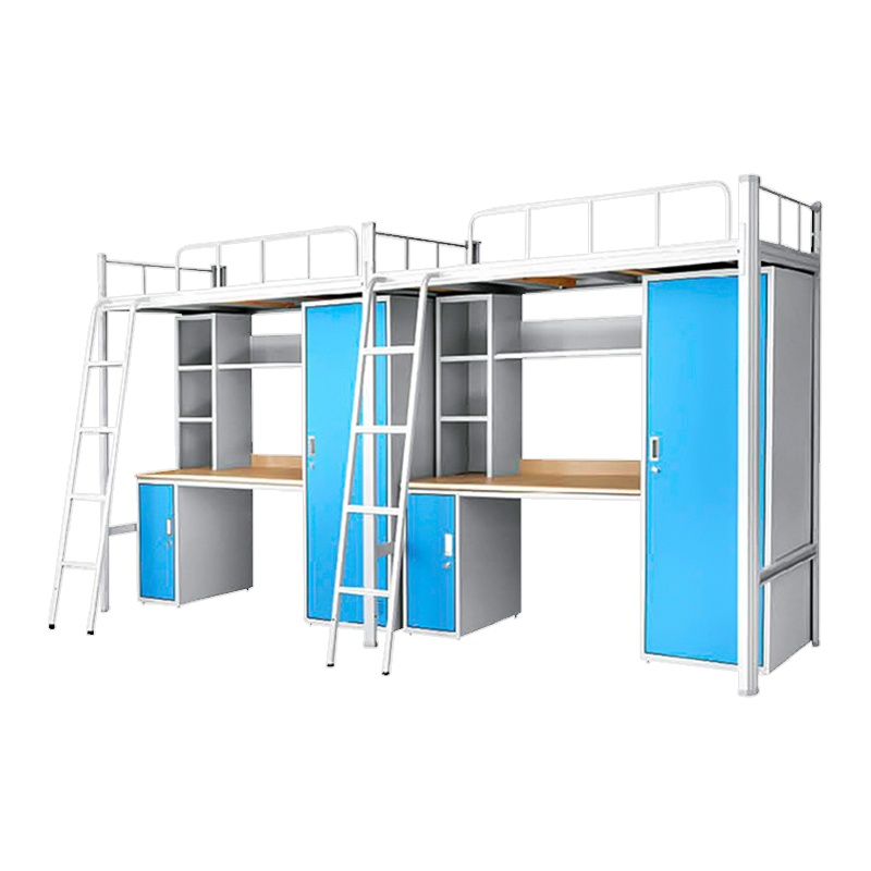 DXBG厂家直销宿舍公寓床多功能组合床两人位连体公寓床多功能组合床