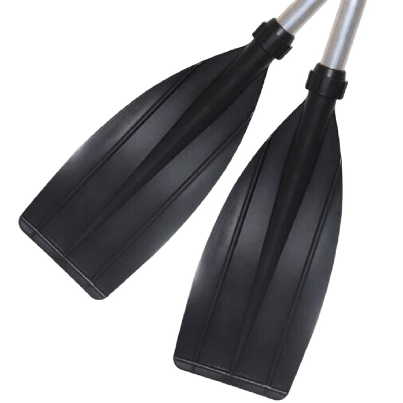 中德森龙 162CM 铝合金桨叶 皮划艇橡皮艇冲锋舟等船桨 黑色