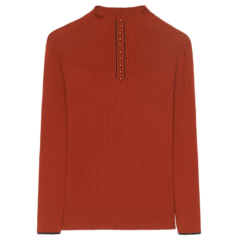 恒源祥女士针织衫2020秋新款修身洋气针织衫女打底衫毛衣