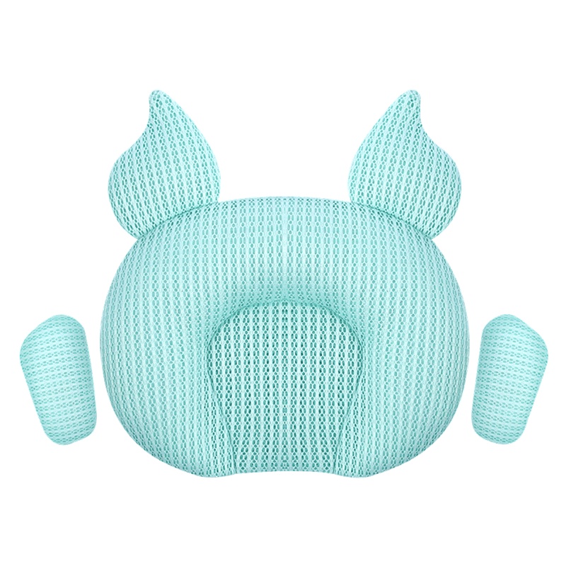 百爱天然乳胶纤维婴儿枕头防偏头定型枕夏季新生儿宝宝乳胶枕