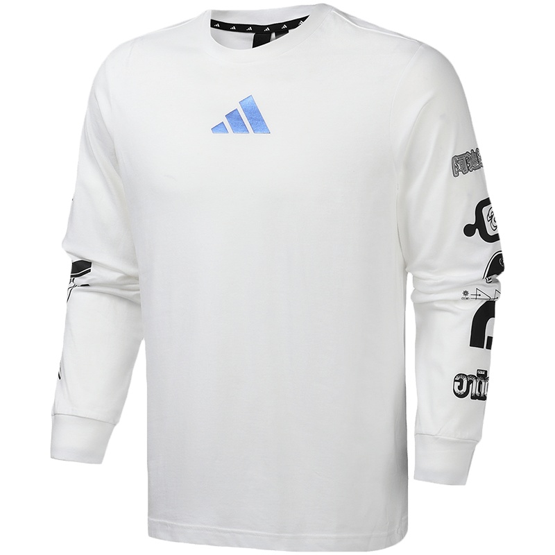 阿迪达斯男服卫衣圆领套头衫长袖休闲运动服GI6399