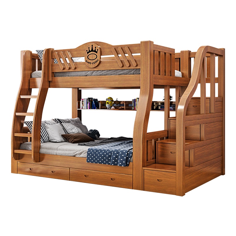 爱家生活上下铺儿童床上下床双层床高低床子母床全实木两层床