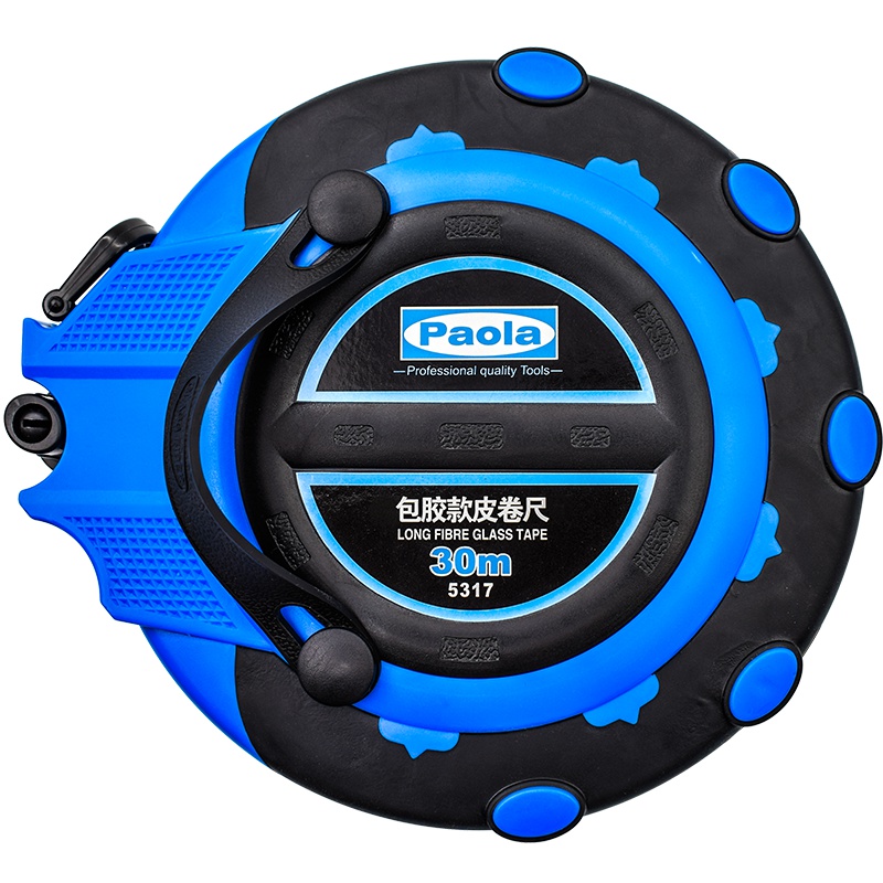 [苏宁自营]保拉(Paola)工具 30米包胶皮尺 卷尺 软尺 摇尺 操场盘尺 土木工程测量工具尺 5317