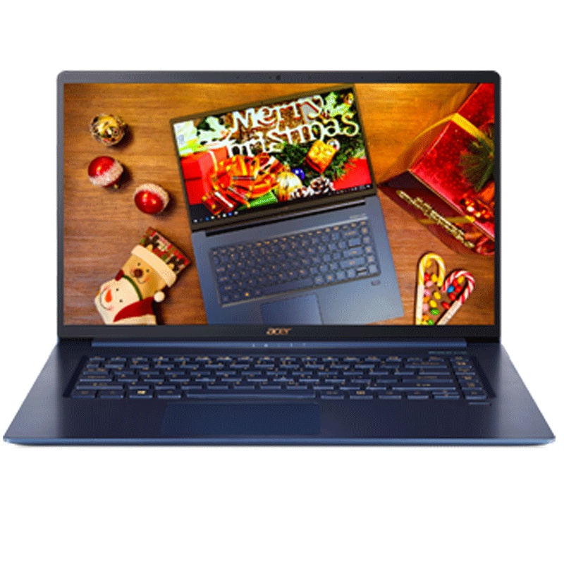 宏碁(acer)宏基蜂鸟SF515第八代英特尔®酷睿™i5 15.6英寸轻薄本触控本蓝色笔记本电脑(i5-8265U 8G 512GB 指纹识别 多点触控)蓝朋友