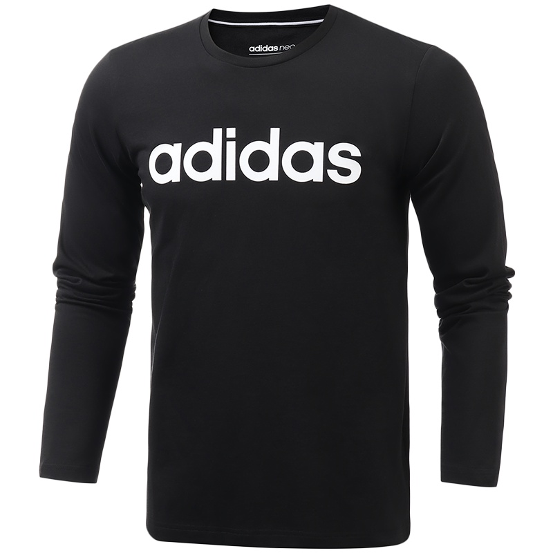 adidas阿迪达斯NEO男装运动服圆领长袖T恤EI4722