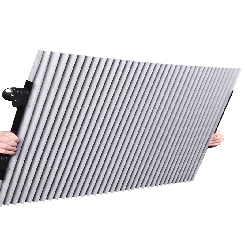 intermail 汽车遮阳帘防晒隔热遮阳挡自动伸缩遮光挡风玻璃遮阳板70cm