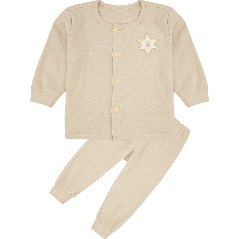 婴姿坊梦之魅系列前开扣男童女童内衣两件套