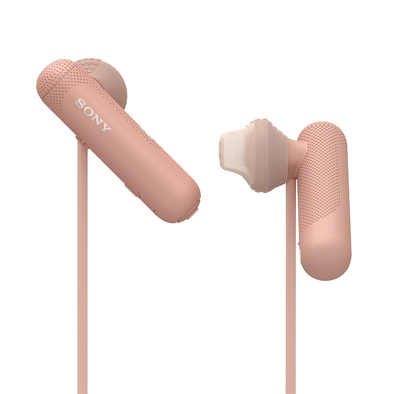 索尼(SONY) WI-SP500 蓝牙耳机 运动跑步无线入耳式耳机 粉红