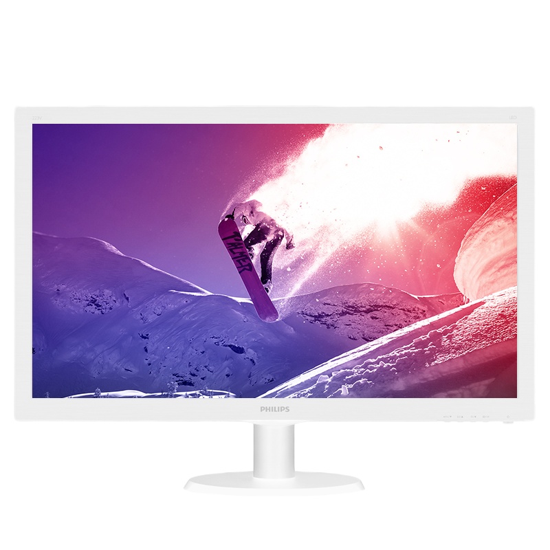 飞利浦商用专业显示器 21.5英寸 IPS屏 FHD高清 支持多接口 可壁挂 办公电脑显示屏 223V5LSW