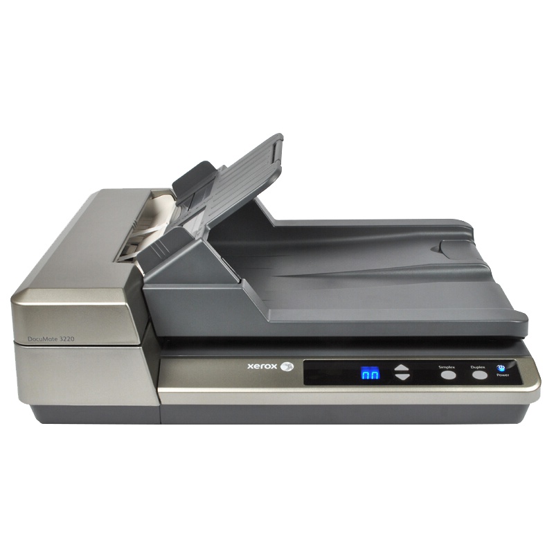 富士施乐(Fuji Xerox)DM3220平板及馈纸式扫描仪 A4彩色双面扫描 600DPI光学分辨率 双重CIS