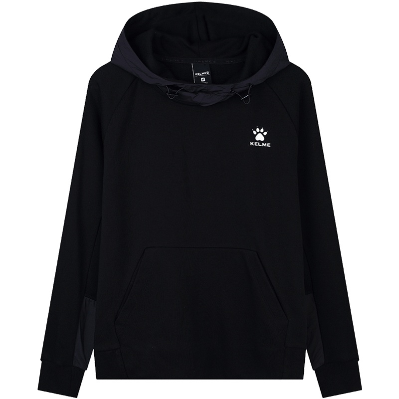 KELME卡尔美女卫衣 女连帽保暖休闲时尚潮流设计袋鼠兜卫衣套头衫