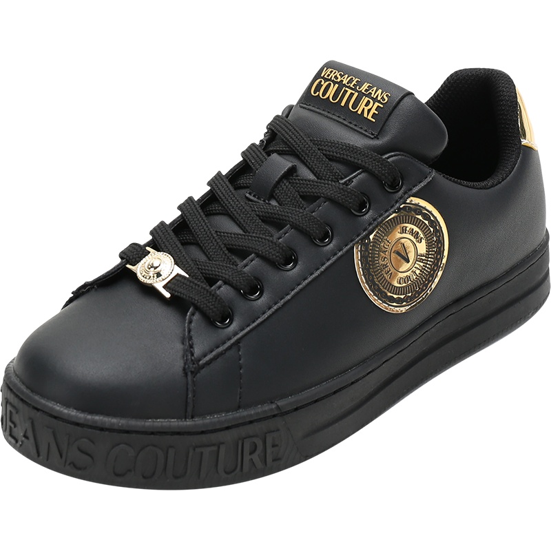 VERSACE JEANS COUTURE 范思哲 女士 皮革系带休闲运动鞋板鞋 E0VWASK6 71927