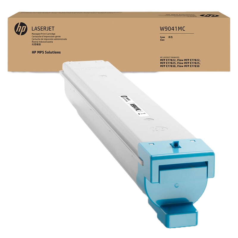 惠普(HP)W9041MC 管理型青色 碳粉盒(适用Laserjet E77822 E77825 E77830dn/z)