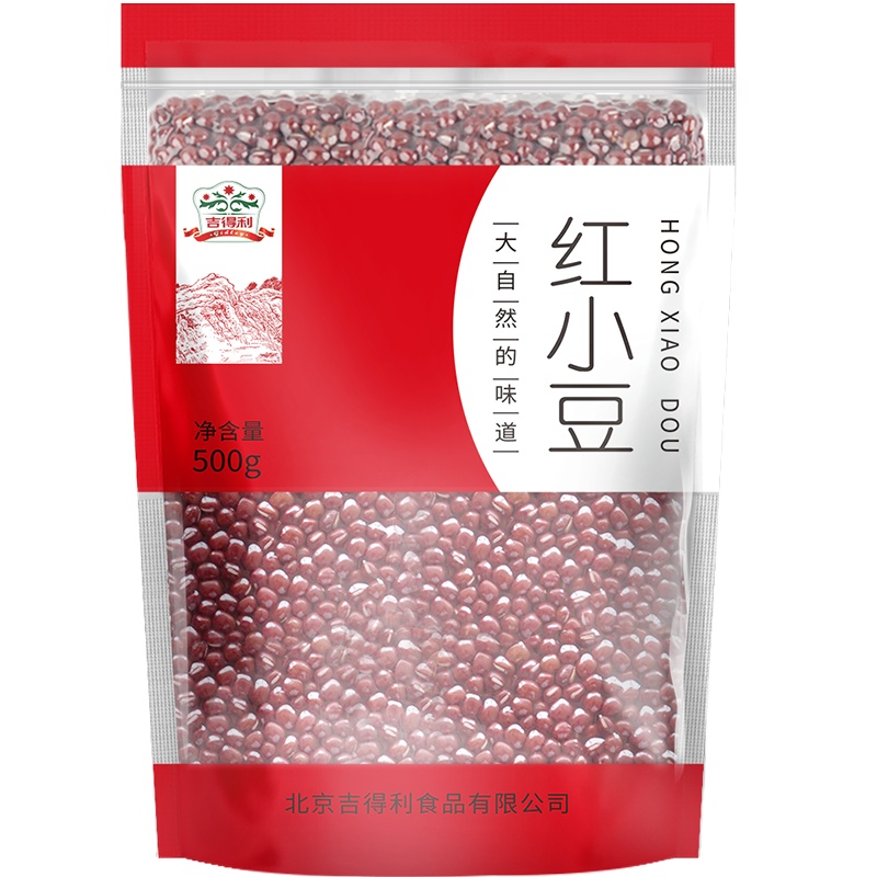 吉得利 红小豆500g 红赤豆红豆薏仁粉配料一级东北特产无