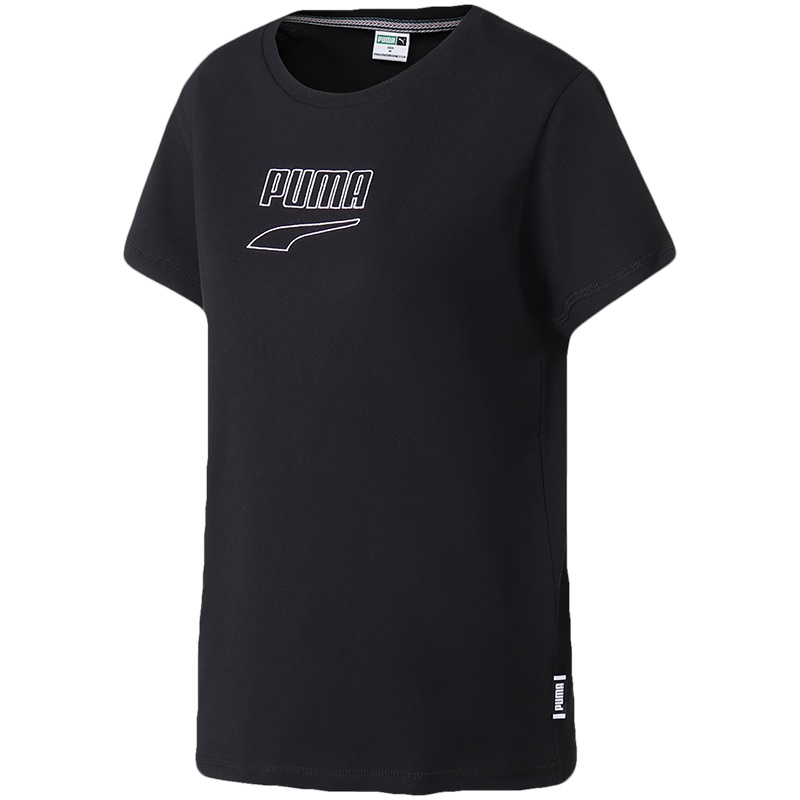 PUMA彪马女装运动服休闲圆领短袖T恤597375