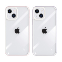 卡绮苹果13手机壳iPhone13promax透明全包硅胶pro海蓝色新