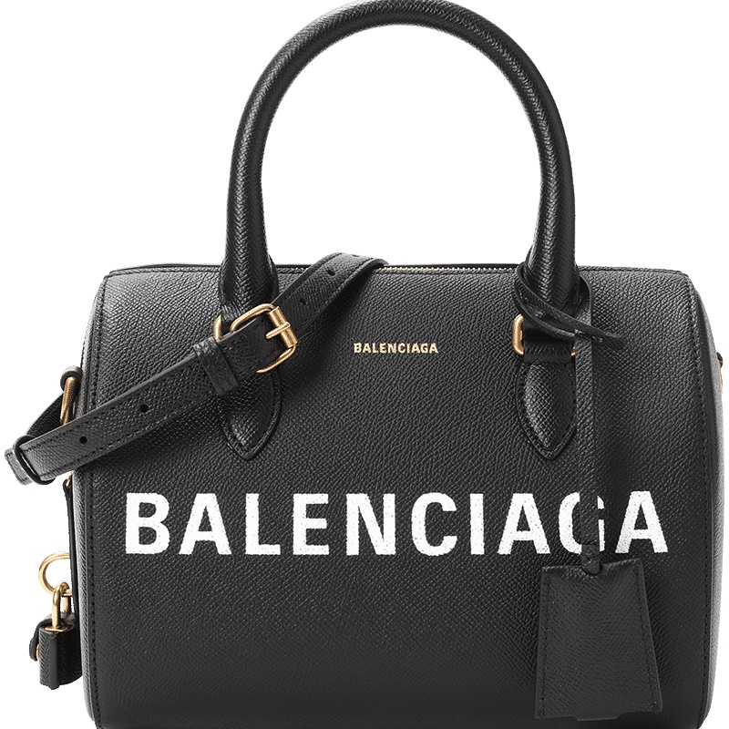 BALENCIAGA/巴黎世家 女包小号VILLE字母LOGO波士顿包 518872